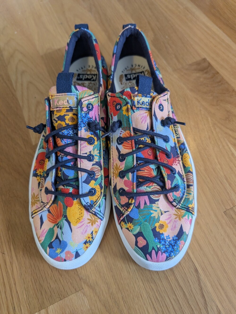 Keds x Rifle Paper Company Canvas Sneakers Size 9.5